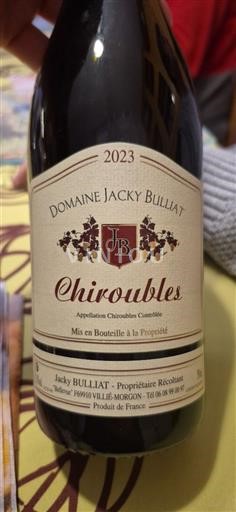 Beaujolais Chiroubles Domaine Jacky Bulliat 2023
