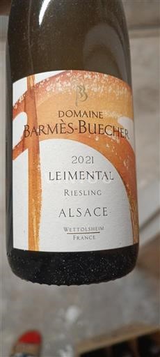 Alsace Riesling Domaine Barmès-Buecher Leimental 2020