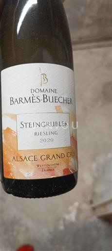 Alsace Riesling Grand Cru Domaine Barmès-Buecher Steingrübler 2020