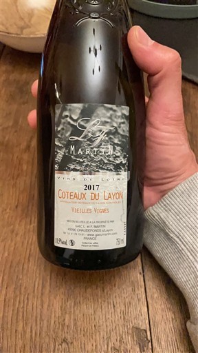 Loiredalen Coteaux-du-Layon L F Martin Vieilles Vignes 2017