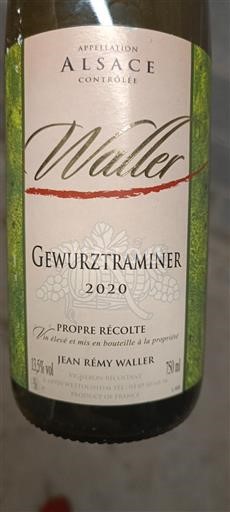 Alsasko Gewürztraminer Jean Rémy Waller 2020