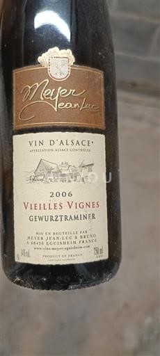 Alsace Gewurztraminer Meyer Jean-Luc Vieilles Vignes 2006