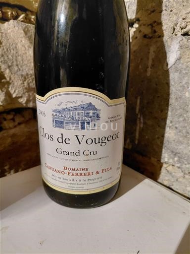 Bourgogne Clos-de-vougeot Grand Cru Domaine Capuano-Ferreri & Fils 2005