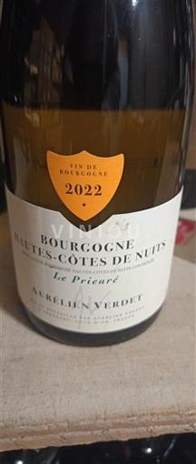 Burgundy Hautes Côtes de Nuits Aurélien Verdet Le Prieuré 2022