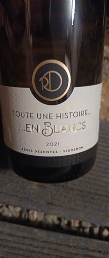 Lyonnais Coteaux du Lyonnais Régis Descotes Toute une histoire... en blancs 2021