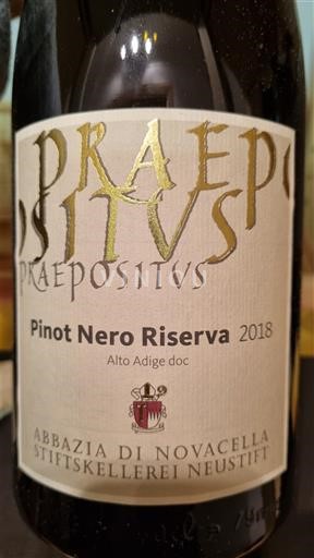 Tridentsko-Horní Adiže Nespecifikováno Abbazia di Novacella Praepositus 2018