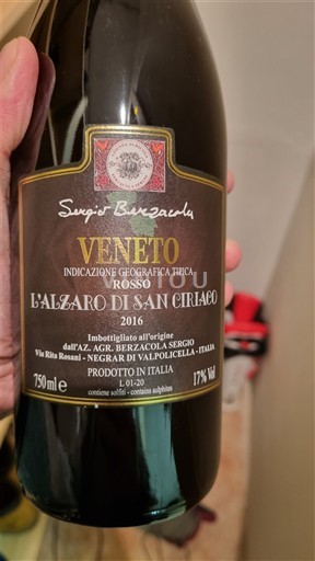 Veneto Venetien Sergio Berzacola L'Alzaro di San Ciriaco 2016