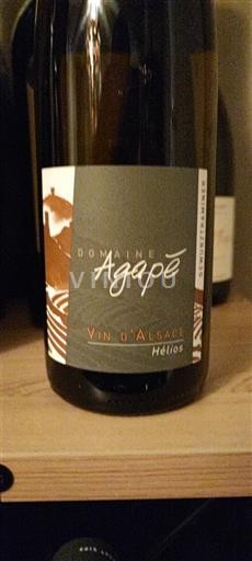 Alsace Domaine Agapé Hélios 2020