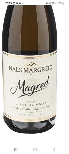 Vin Blanc sec Magred Nals Margreid 2023 Italia Trentino-Alto Adigio No especificado DOC