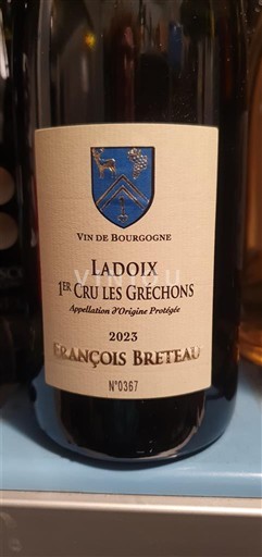 Bourgogne Ladoix Premier Cru François Breteau 1er Cru Les Gréchons 2023
