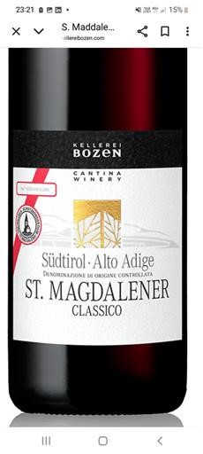 Vin Rouge sec Kellerei Bozen 2022 Italia Trentino-Alto Adigio No especificado DOC