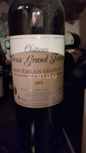 Burdeos Saint-Émilion Gran Cru Grand Cru Château Vieux Grand Faurie 2018