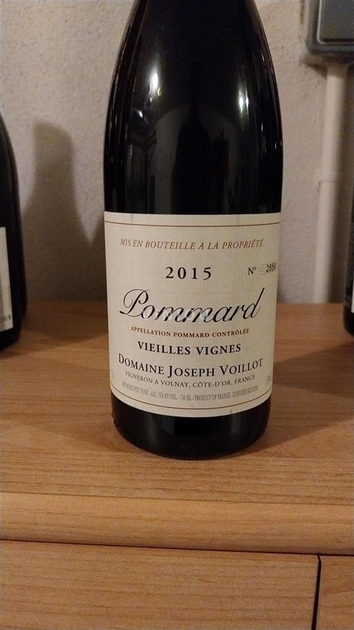 Bourgondië Pommard Grand Cru Domaine Joseph Voillot Vieilles Vignes 2015