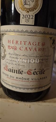 Rhônedalen Ospecificerad Héritage Cavare Sainte-Cécile 2022