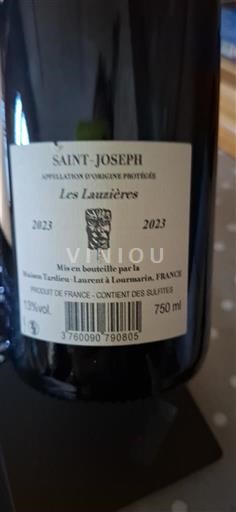 Rhône Valley Saint Joseph Maison Tardieu-Laurent Les Lauzières 2023
