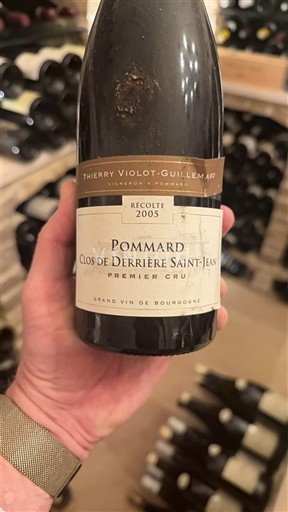 Bourgogne Pommard Premier Cru Thierry Violot-Guillemard Clos de Derrière Saint-Jean 2005