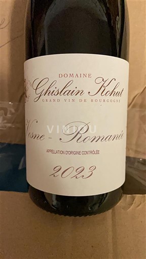 Bourgondië Vosne-Romanée Domaine Ghislain Kohut 2023