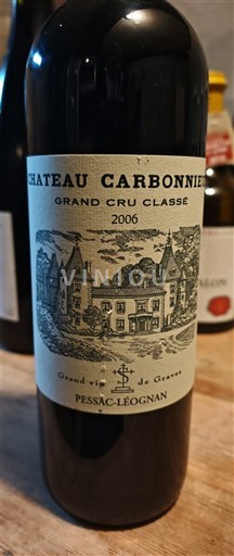 Bordeaux Pessac-Léognan Grand Cru Classé Château Carbonnieux 2006