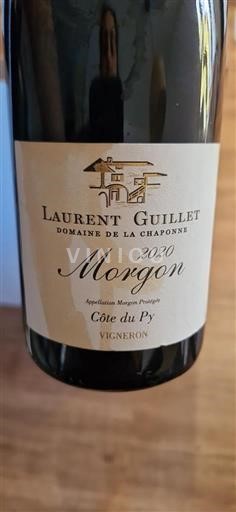 Beaujolais Morgon Domaine La Chaponne Côte du Py 2020