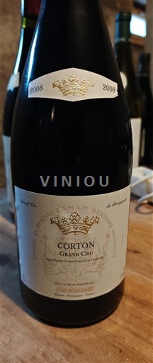 Burgundsko Corton Grand Cru Jean Bouchard 2008