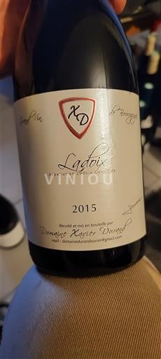 Bourgogne Ladoix Domaine Xavier Durand 2015