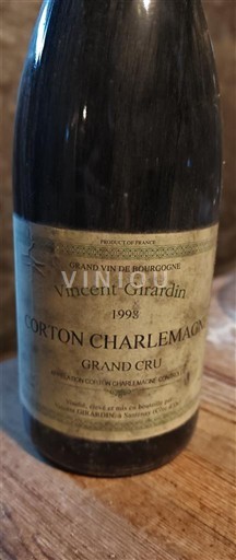 Bourgogne Corton-charlemagne Grand Cru Vincent Girardin 1998