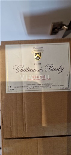 Beaujolais Régnié Château Basty 2020