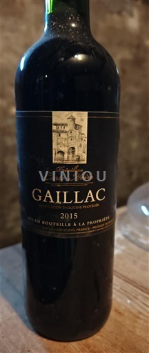 Jihozápad Gaillac Domaine S de la Combe Noire 2015