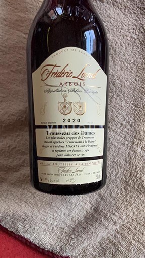Jura Arbois Frédéric Lornet Trousseau des Dames 2020