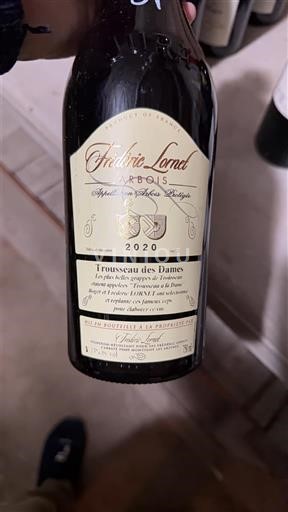 Žura Арбуа Frédéric Lornet Trousseau des Dames 2020