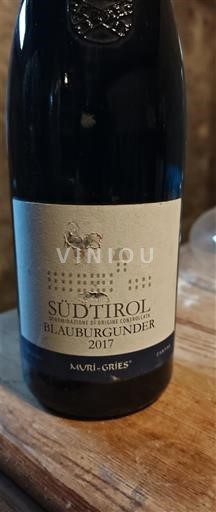 Vinos Rouge sec Muri-Gries 2017 Italia Trentino-Alto Adigio No especificado DOC