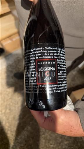 Toscana Val d'Arno di Sopra Petrolo Bòggina 2015