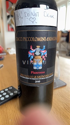 Toscane Brunello di Montalcino Ciacci Piccolomini Aragona Pianrosso 2010