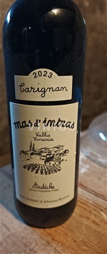 Alpes và các vùng Rhodanien Ardèche Mas Intras Carignan 2023