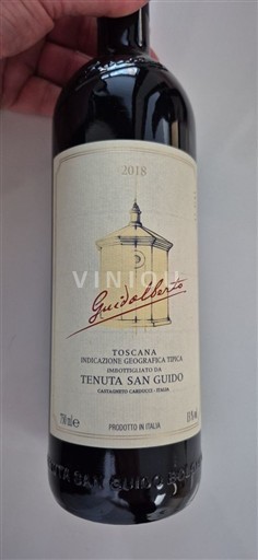 Toscana No especificado Tenuta San Guido Guidalberto 2018