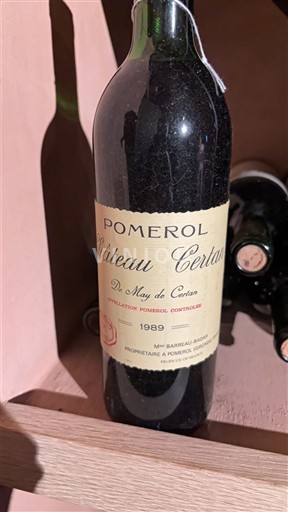 Bordeaux Pomerol Château Certan de May 1989