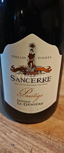 Thung lũng sông Loire Sancerre. Domaine La Gemière Prestige Vieilles Vignes 2020