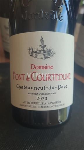 Rona dolina Châteauneuf-du-Pape Domaine Font de Courtedune 2020