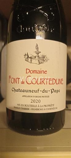 Rhône-dalen Châteauneuf-du-Pape Domaine Font de Courtedune 2020