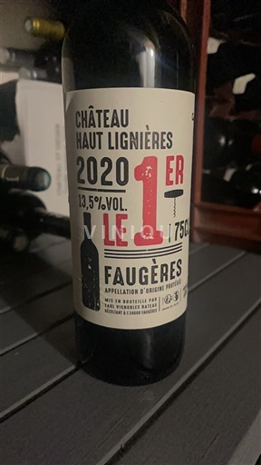 Languedoc Faugères Château Haut Lignières Le 1er 2020