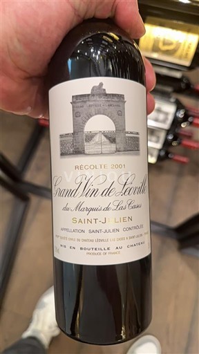 Bordeaux Saint-Julien Grand Cru Château Léoville Las Cases Grand Vin de Léoville du Marquis de Las Cases 2001