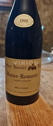 Bourgondië Vosne-Romanée Arthur Barolet & Fils 1998