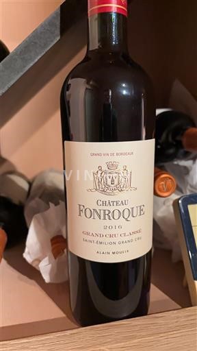 Bordeaux Saint-Émilion Grand Cru Grand Cru Classé Château Fonroque 2016