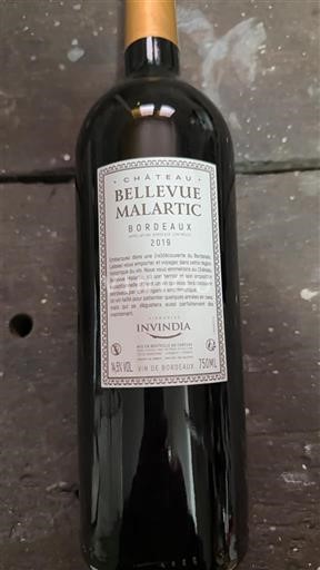 Bordeaux Château Bellevue Malartic Invidia 2019