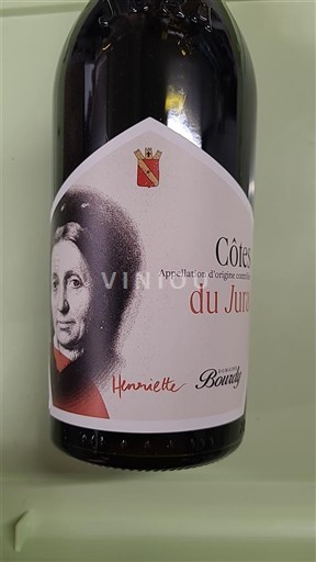 Jura Côtes du Jura Domaine Bourdy Henriette 2020