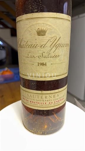 Bordeaux Sauternes Premier Cru Supérieur Château Yquem 1984