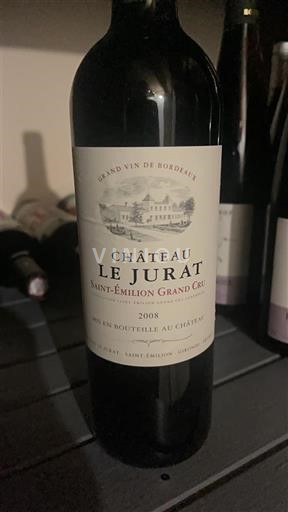 Burdeos Saint-Émilion Gran Cru Grand Cru Château Le Jurat 2008