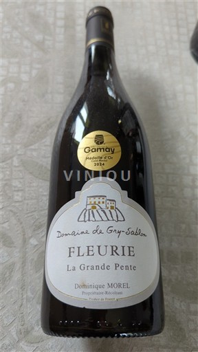 Beaujolais Fleurie Domaine Gry-Sablon La Grande Pente Icke årgångsbetecknad