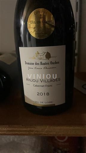 Loire Valley Anjou Villages Domaine Des Hautes Ouches 2018
