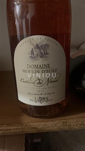 Rhônedalen Costières-de-Nîmes Domaine Moulin Eole 2012